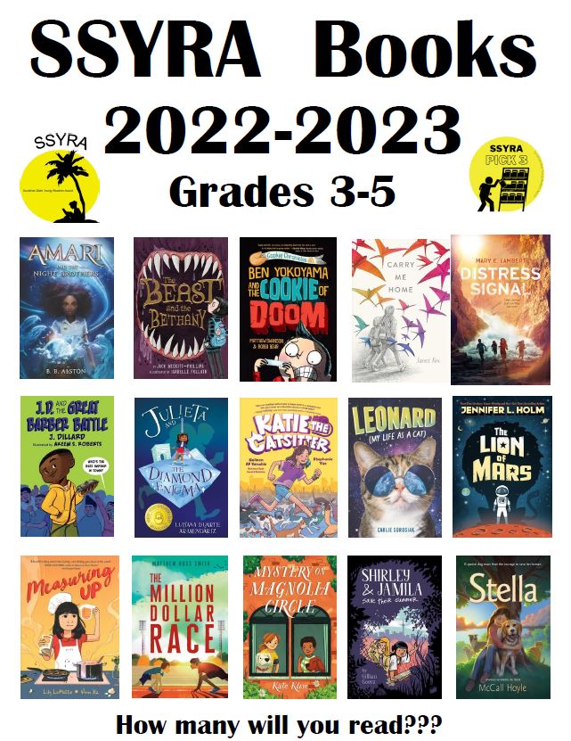SSYRA Books 2022-2023 Grades 3-5
