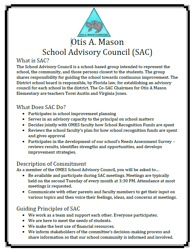 SAC Informational Flyer